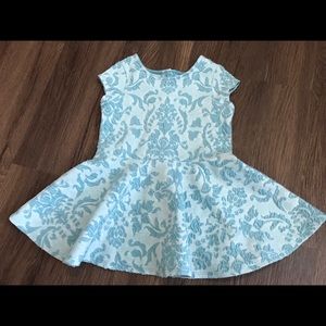 Genuine Kids dusty blue antique style dress 18M